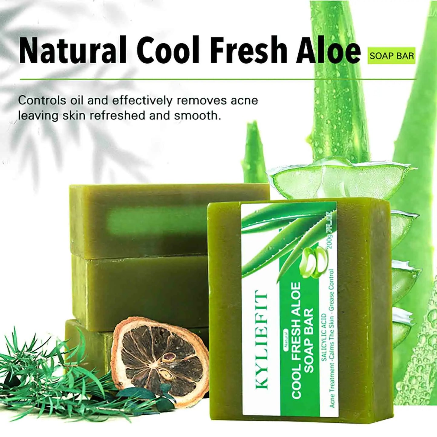 AILKE Aloe Vera Whitening Soap For Clear Skin And Radiance