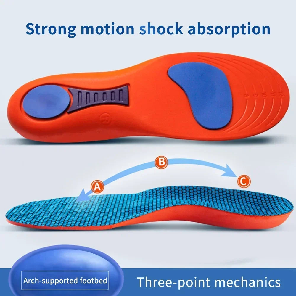 Breathable Memory Foam Sport Insoles With Arch Support And Deodorization