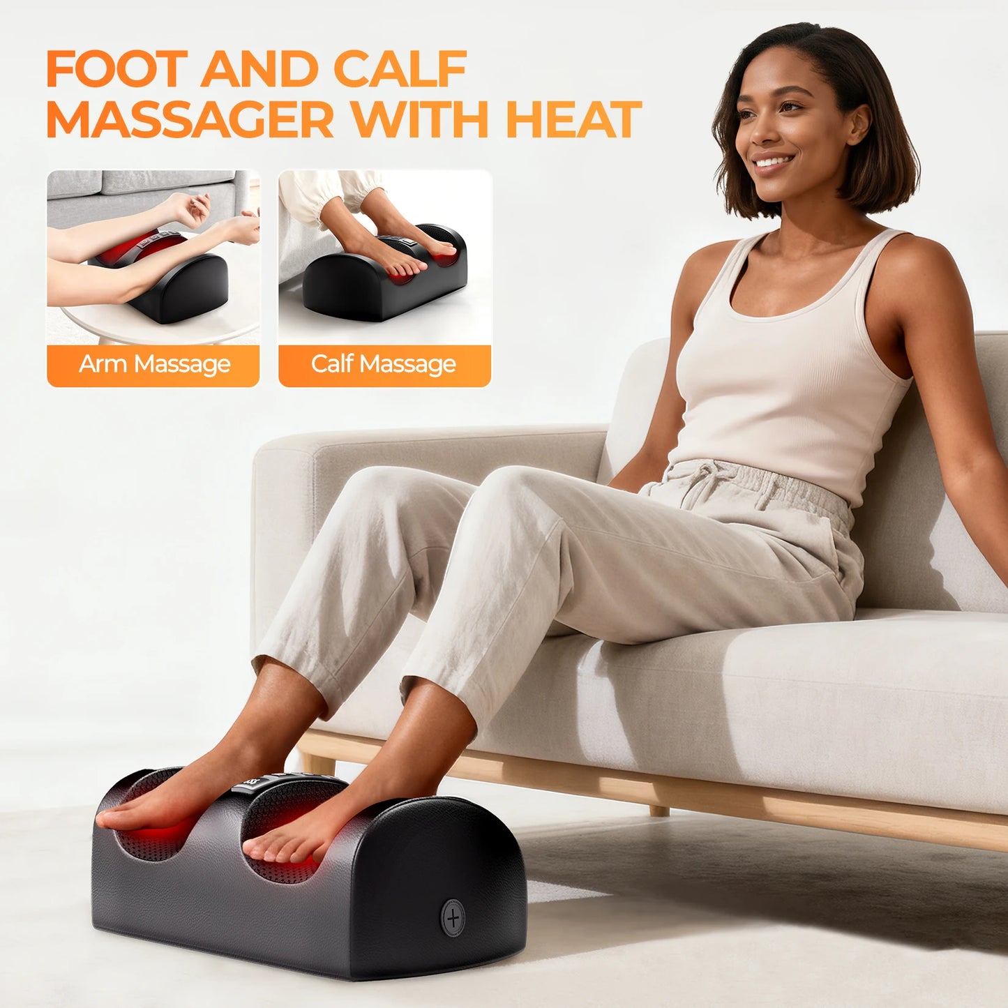 HOMEMASSA Shiatsu Full Body Massage Mat With Heat Vibrating Motors