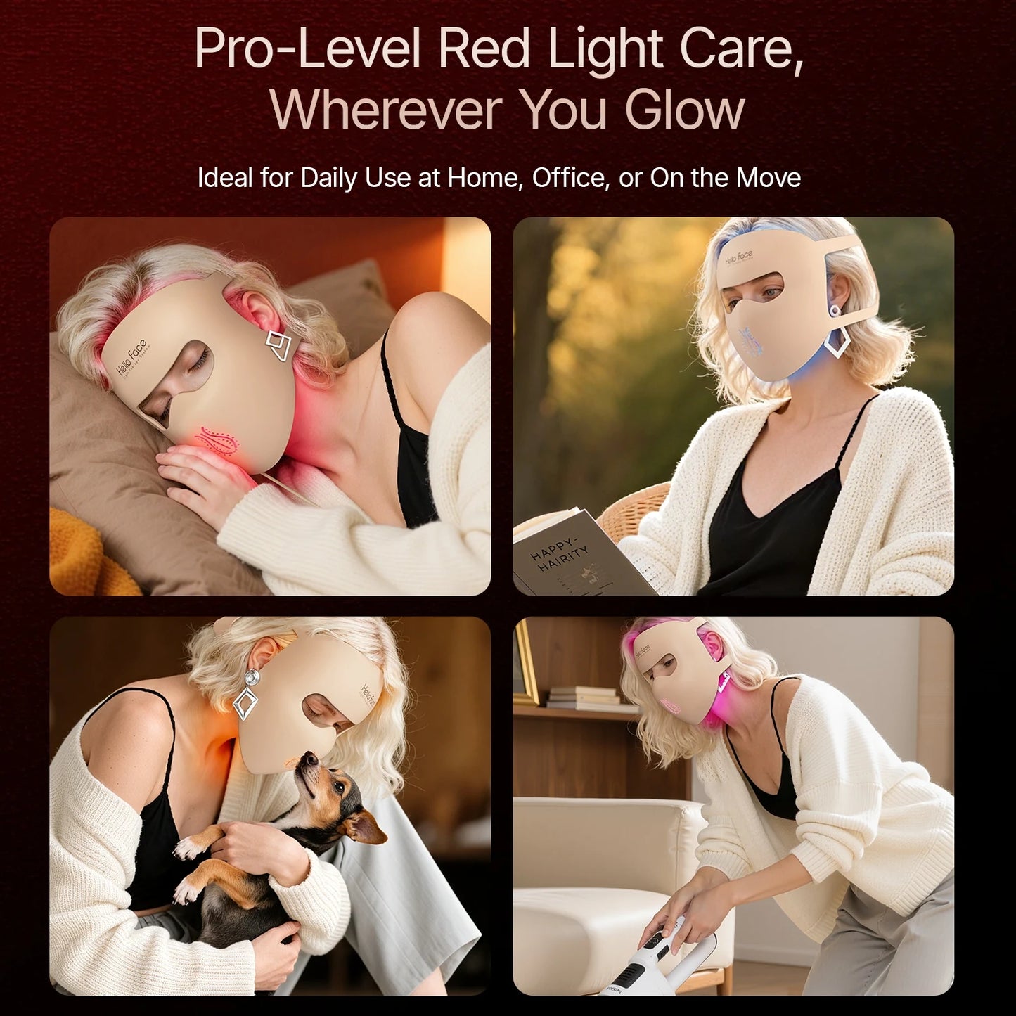 Hello Face Dr Pen M9 Microneedle Device M300 LED Mask