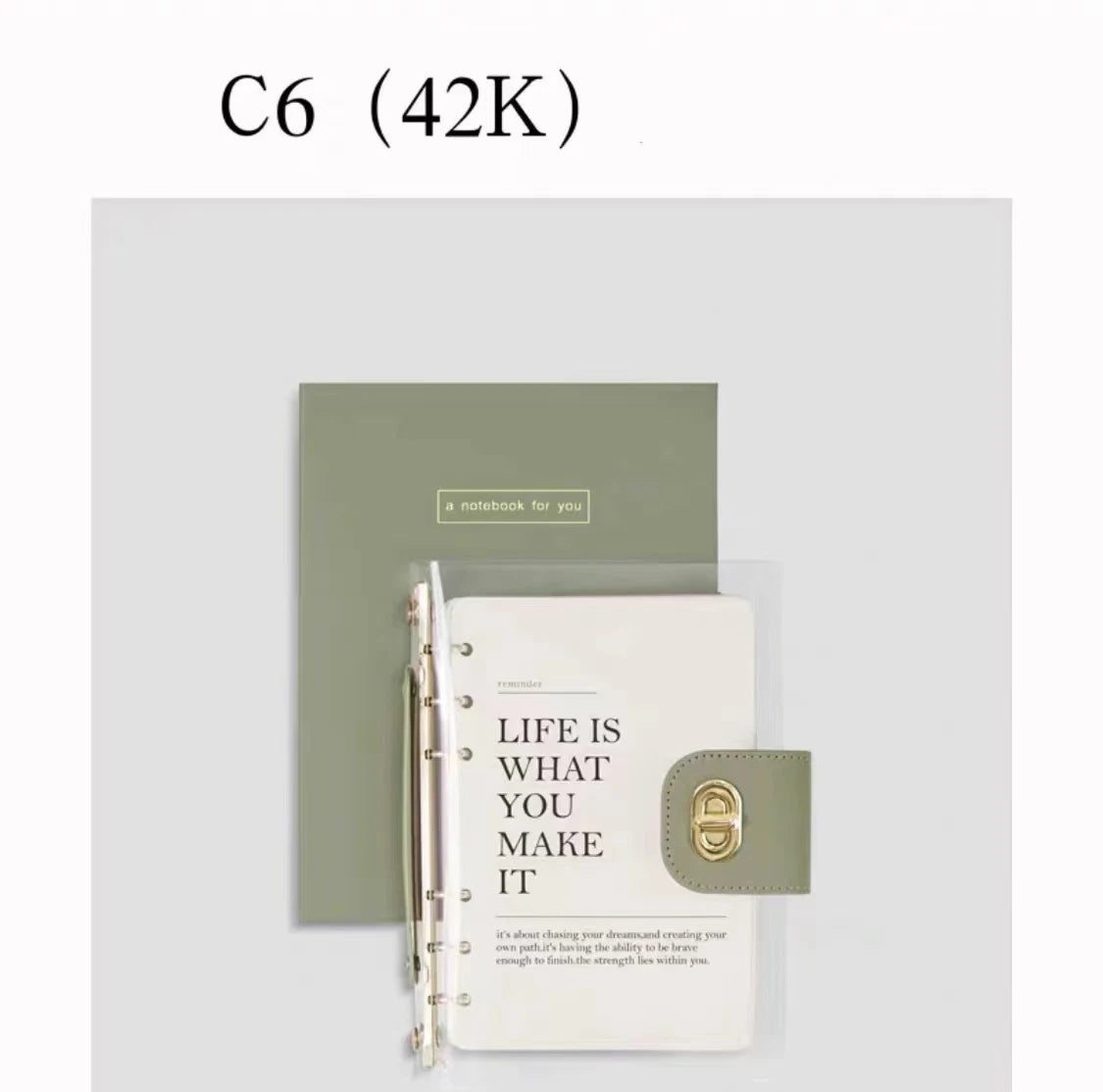 YTYIN Imitation Leather Travel Journal Diary Binder Loose Leaf Planner