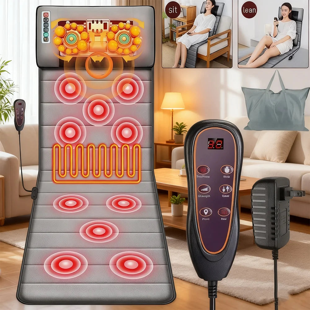 Multifunctional Electric Massage Mat For Full Body Kneading Neck Back