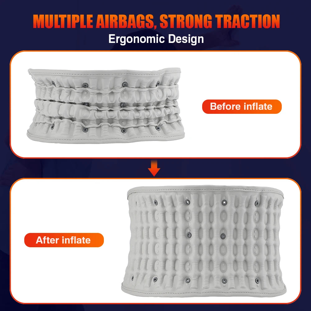 Hailicare Back Heating Waist Belt With Airbag Massage