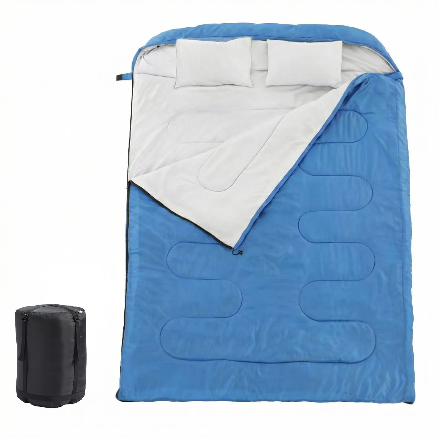 JHK Sleeping Bag With Pillow Lightweight Three Season