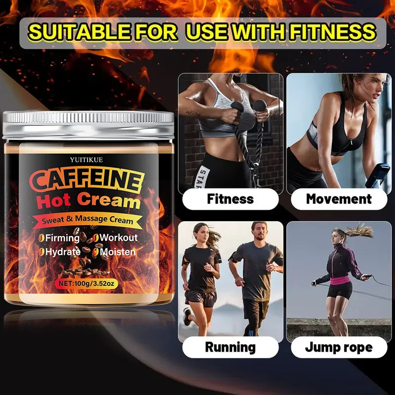 YUITIKUE Caffeine Warming Cream For Firming Hydrating Skin