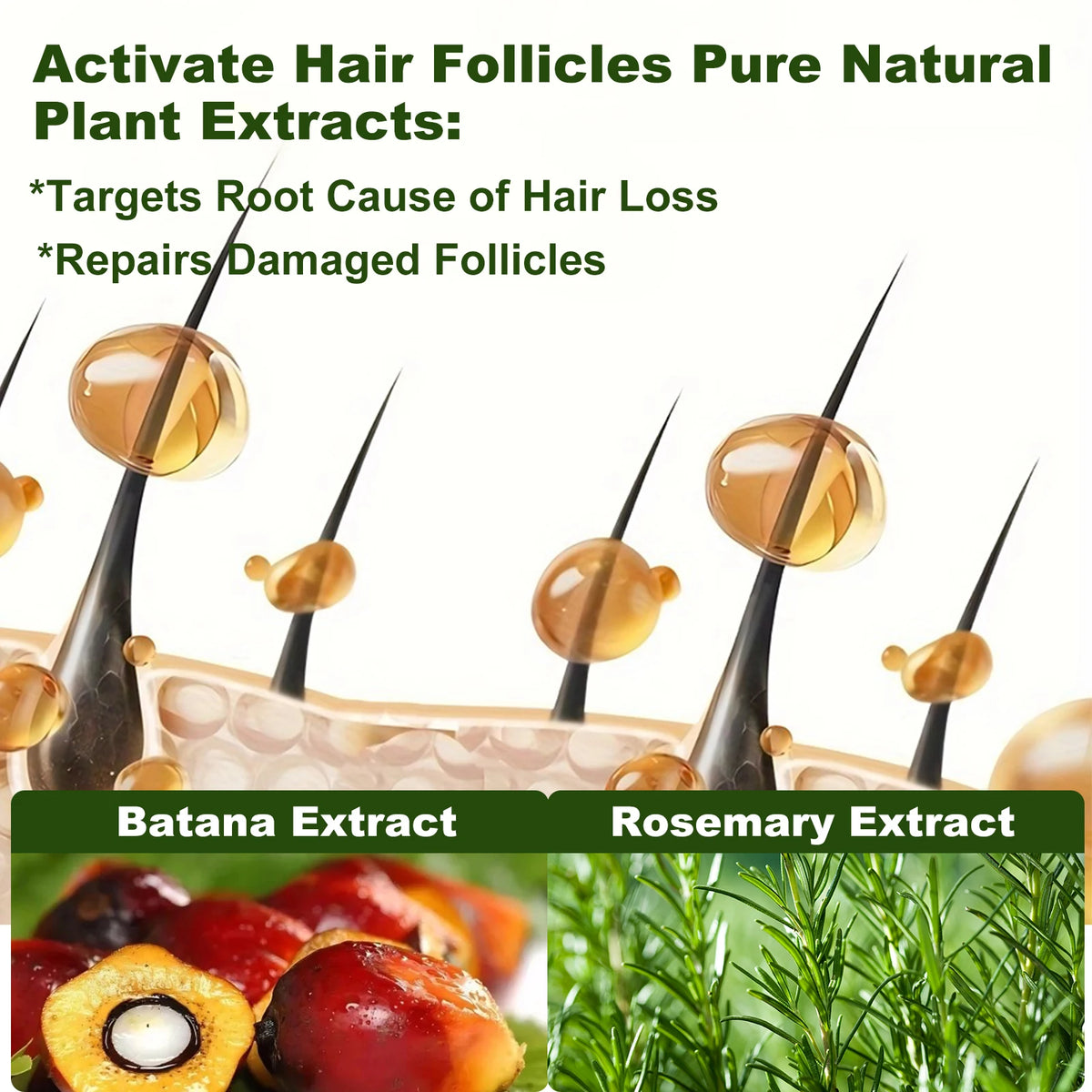 Tgideas Rosemary Batana Oil Shampoo Hair Growth Formula