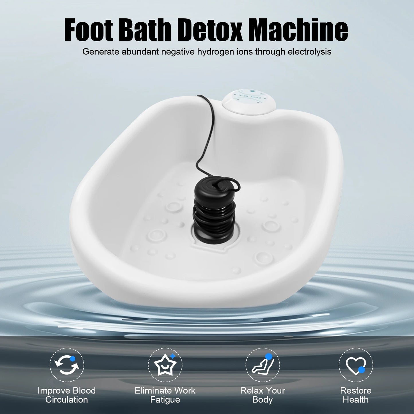 Ionic Foot Bath Detox Machine for Fatigue Relief and Metabolism