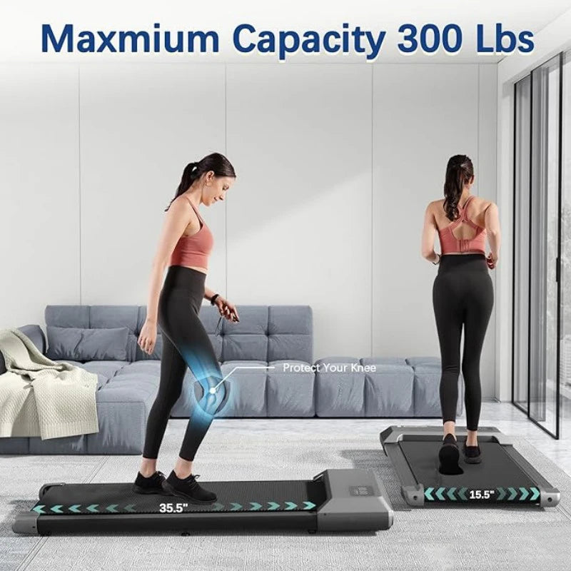 Superun 2in1 Treadmill for Home Fitness, 2.5HP, LCD Data Display