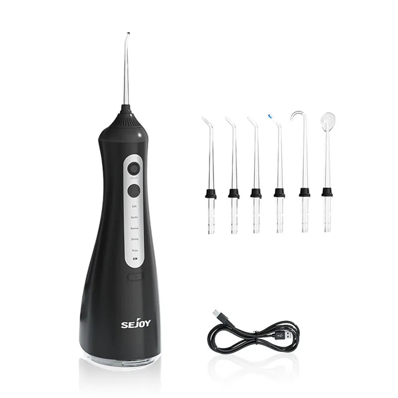 SEJOY Water Flosser Irrigator With 8 Jet Tips 5 Modes