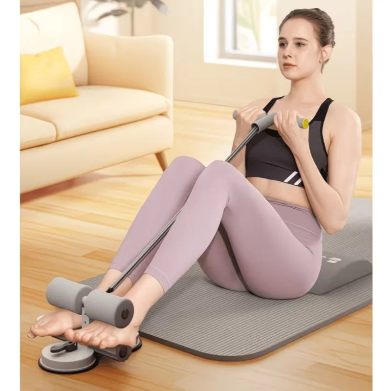 Multifunctional Home Sit Up Trainer With Ab Roller And Bands