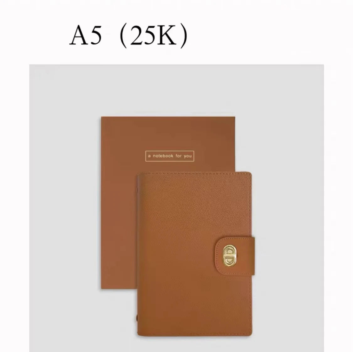 YTYIN Imitation Leather Travel Journal Diary Binder Loose Leaf Planner