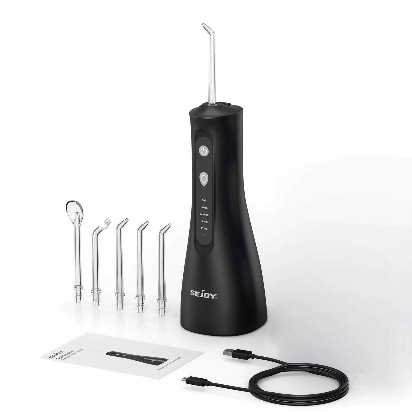 SEJOY Water Flosser Irrigator With 8 Jet Tips 5 Modes