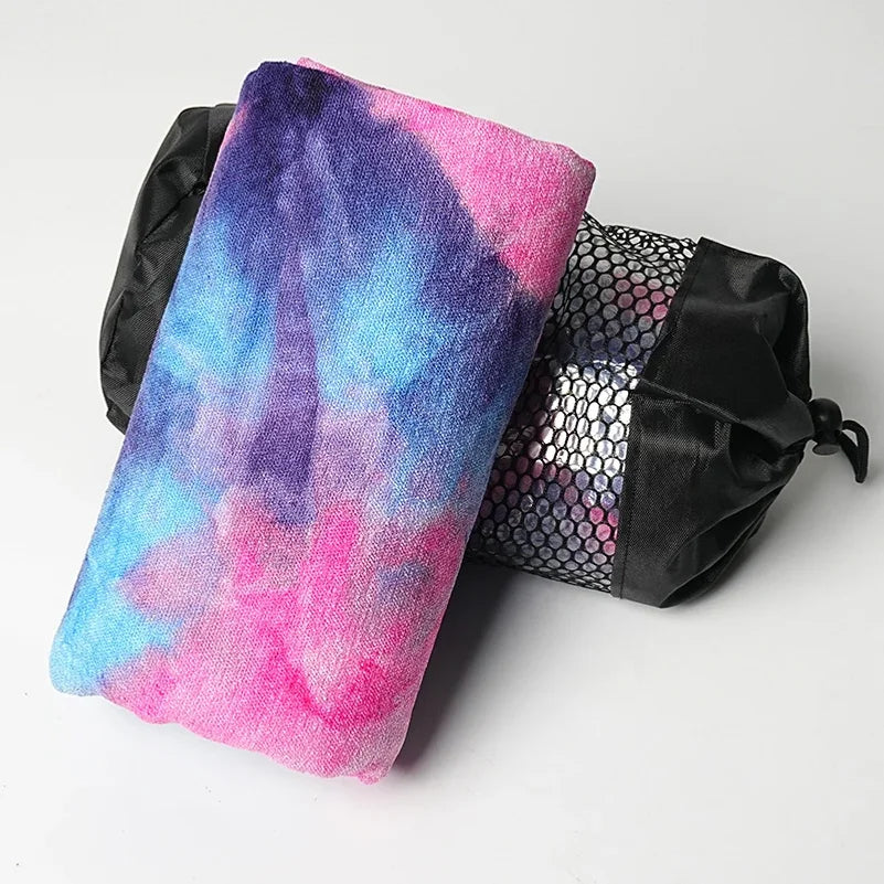 Anti Slip Hot Yoga Towel Microfiber Absorbent Bikram Pilates