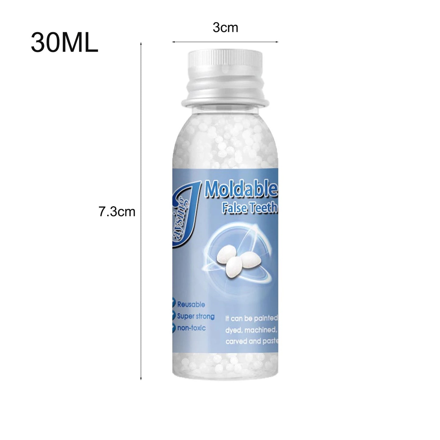Temporary Tooth Repair Beads For Dentures Resin Adhesive