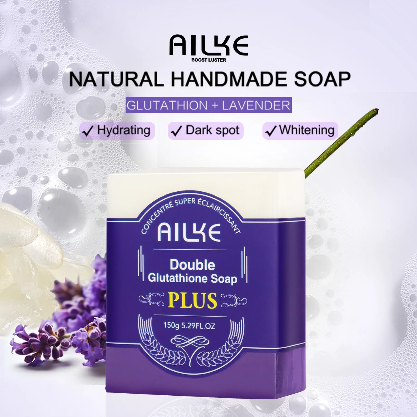 AILKE Glutathione Plus Whitening Skincare Set For Even Tone