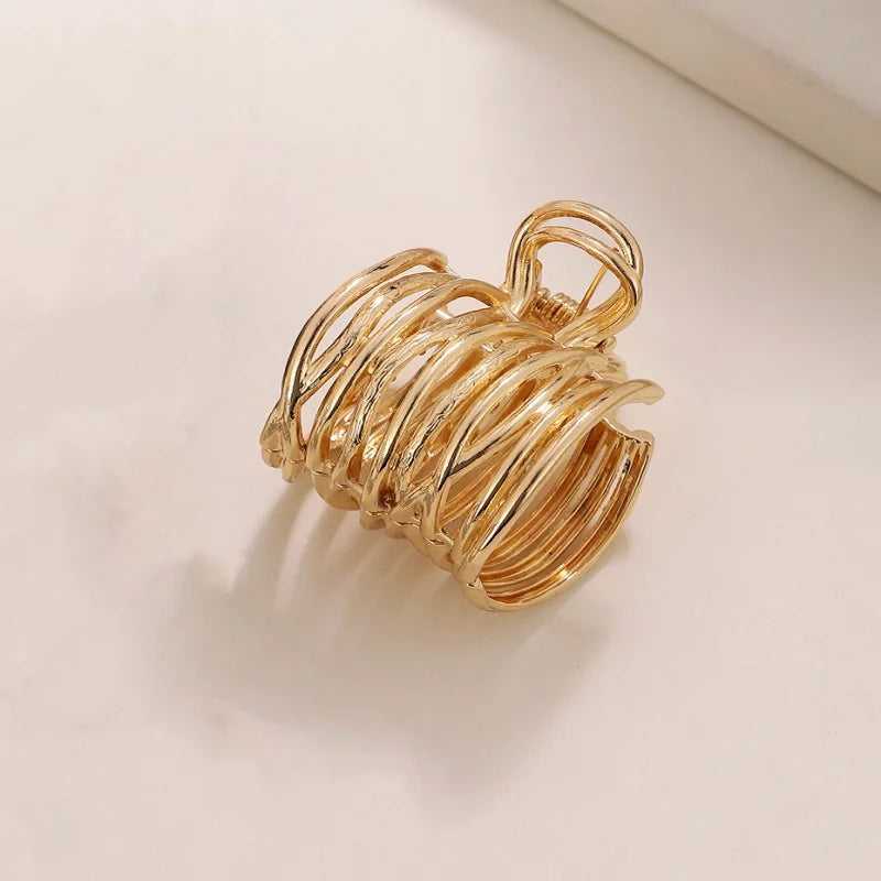 Geometric Metal Hair Clips For Women Claw Hairpins