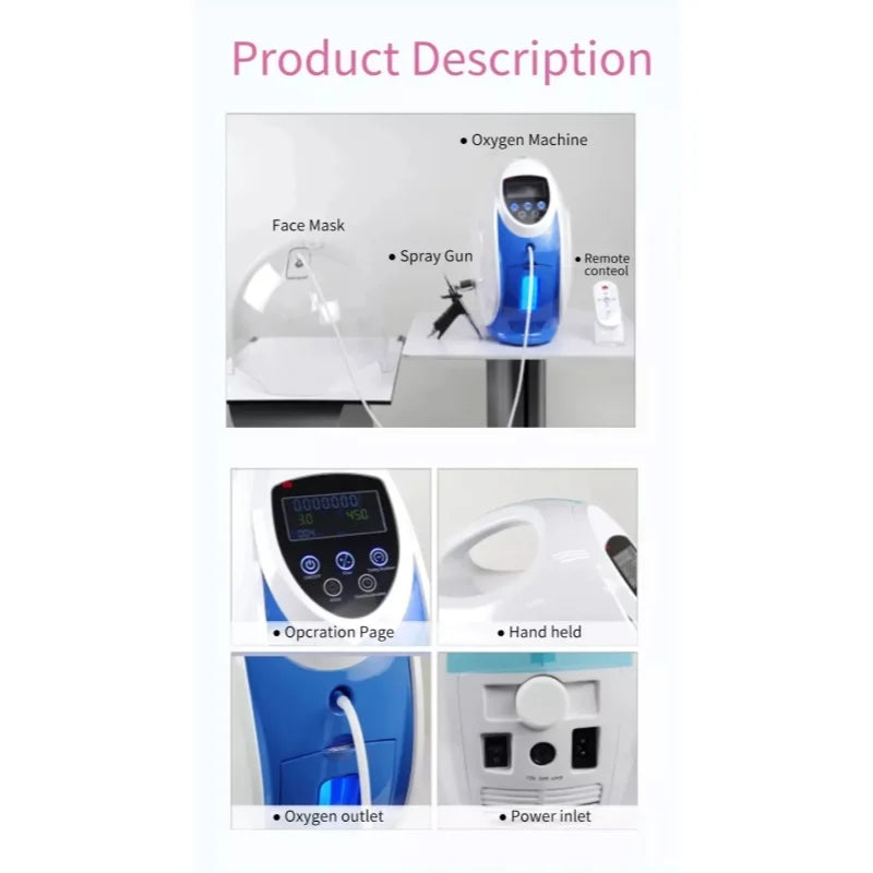 Smvp Oxygen Dome Facial Therapy Machine For Skin Rejuvenation