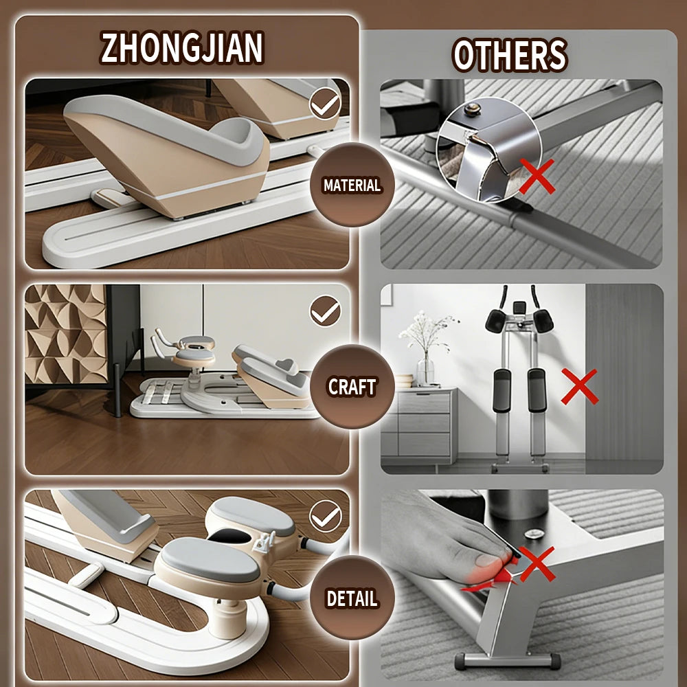 Spine Twist And Stretch Trainer For Low-Impact Home Gym