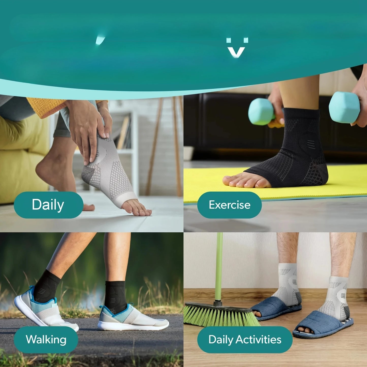 Compression Socks With Arch Support Open Toe Design Neuropathy