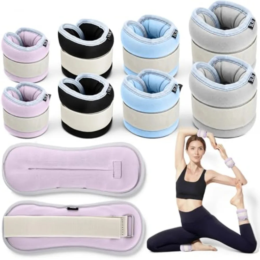 Adjustable Ankle Weight Set For Strength Training And Fitness