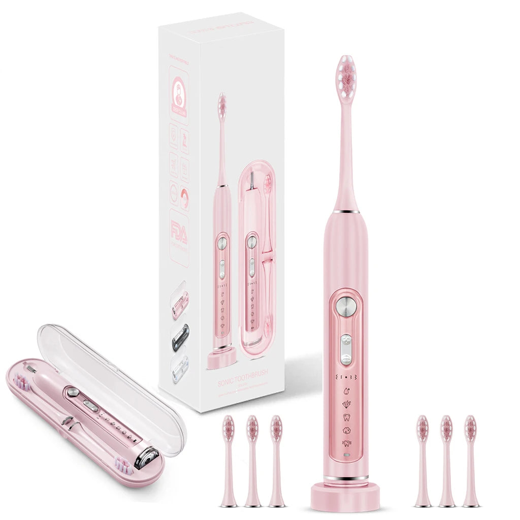 SUBORT S7 Super Sonic Electric Toothbrush For Adults With Timer