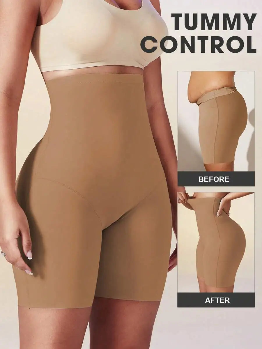 Women High Waist Invisible Shorts Tummy Control Butt Lift Shaper