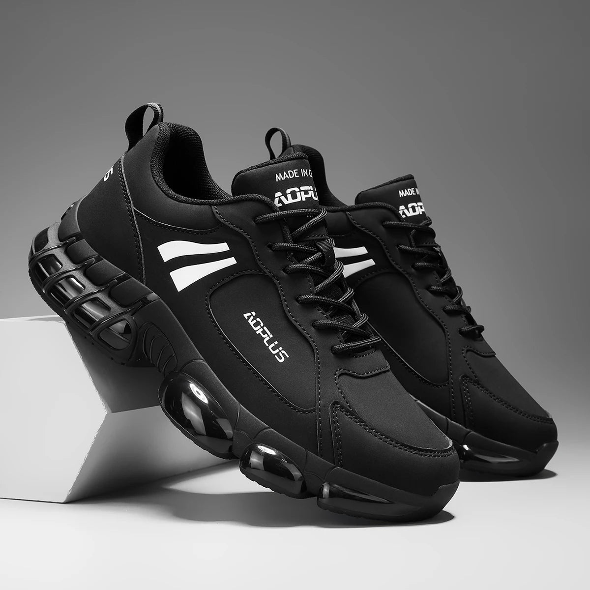 Thick-Sole Anti-Slip Casual Shoes With Height Boost For Men