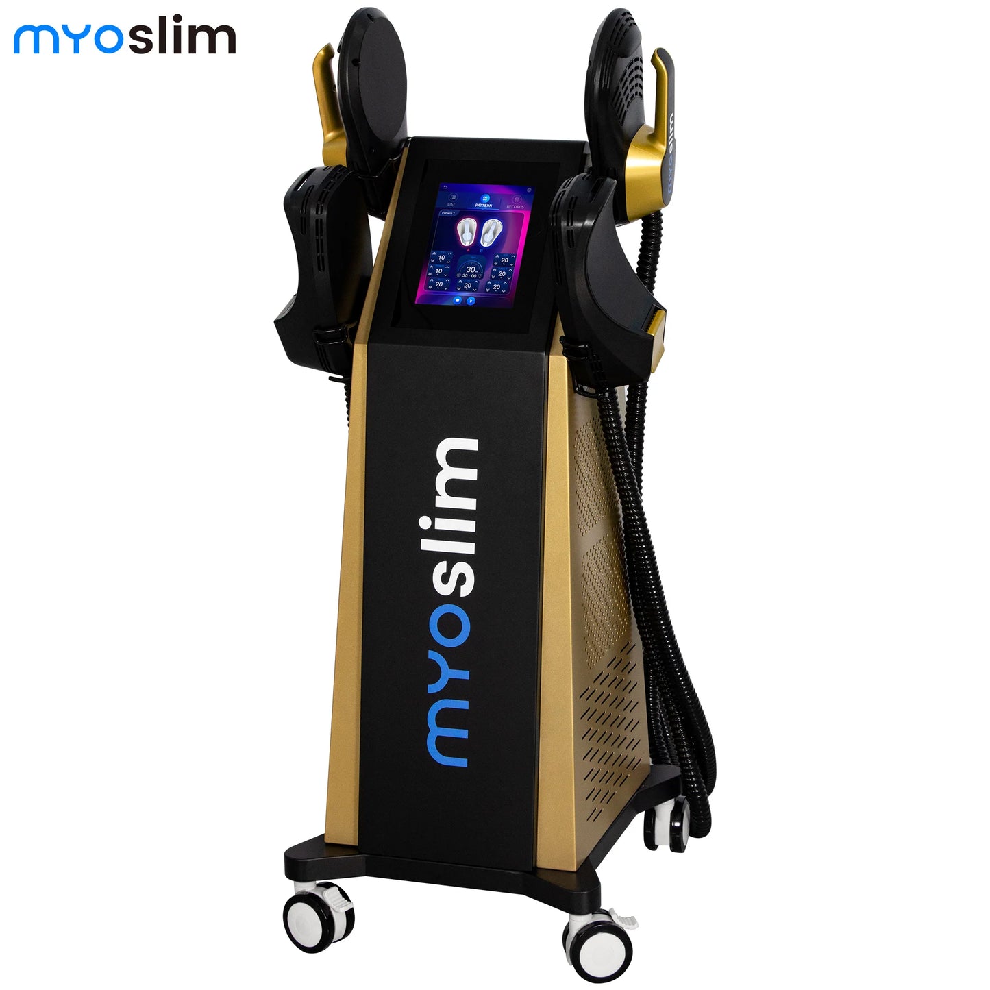 MYOSLIM EMS Body Sculpt Machine With 4 Handles For Muscle Building