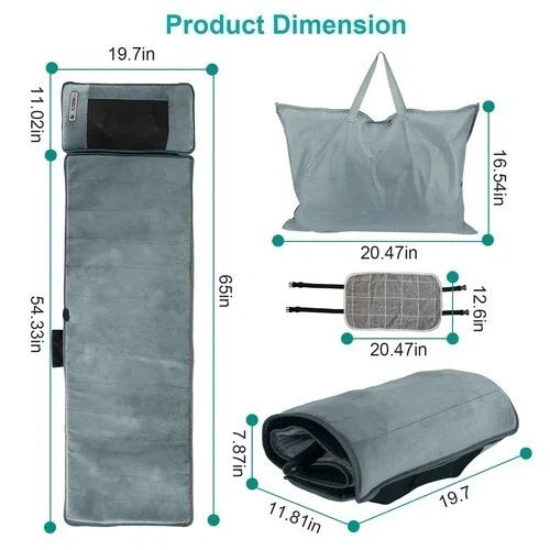 Multifunctional Electric Massage Mat For Full Body Kneading Neck Back