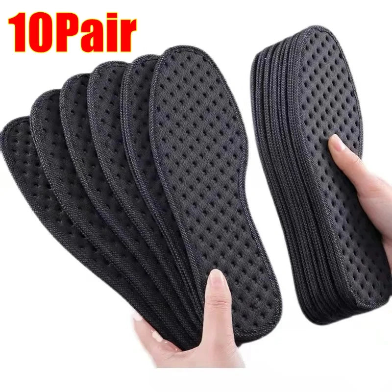 Bamboo Charcoal Antibacterial Deodorizing Sports Insoles