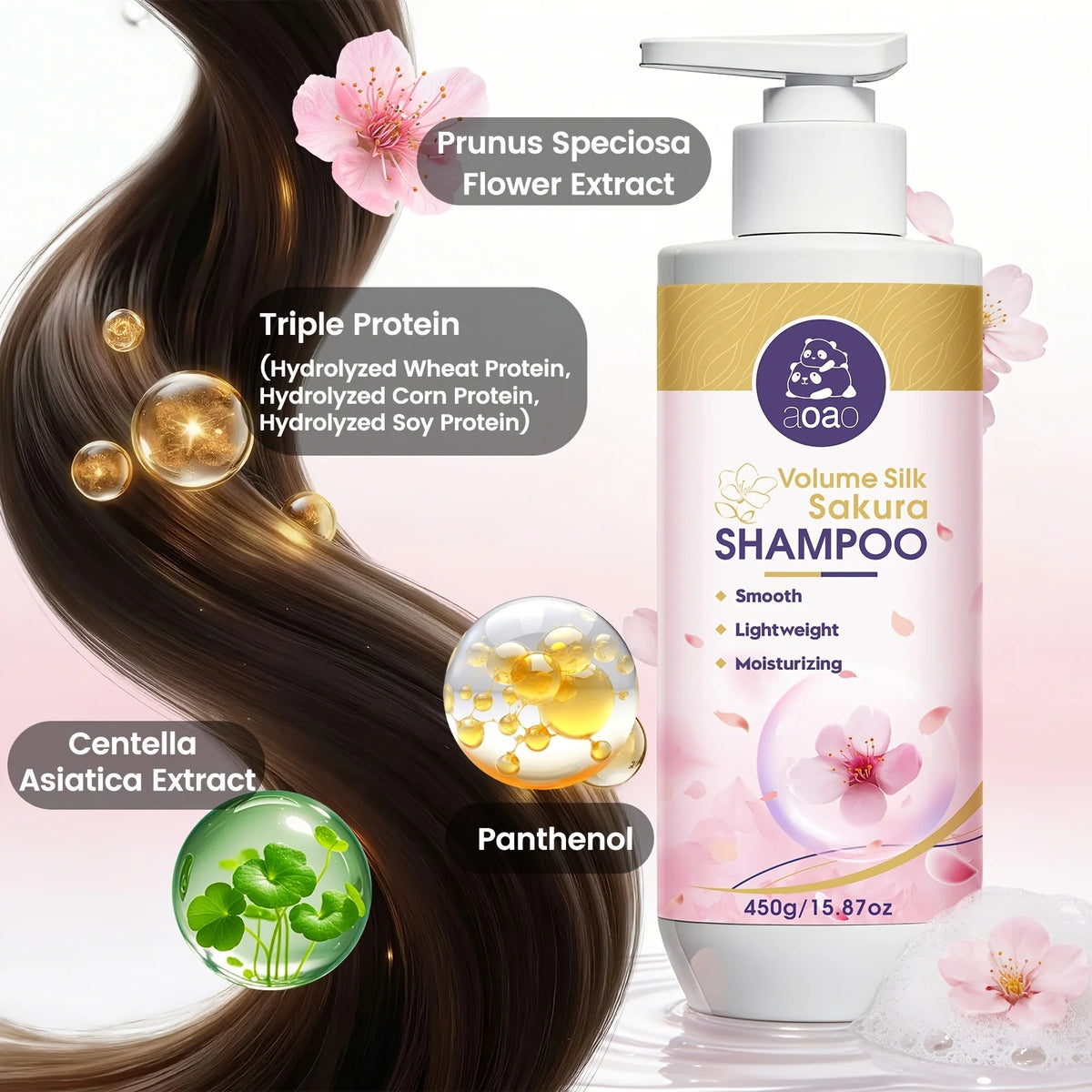 Aoao Sakura Amino Acid Shampoo Volumizing Hair Care