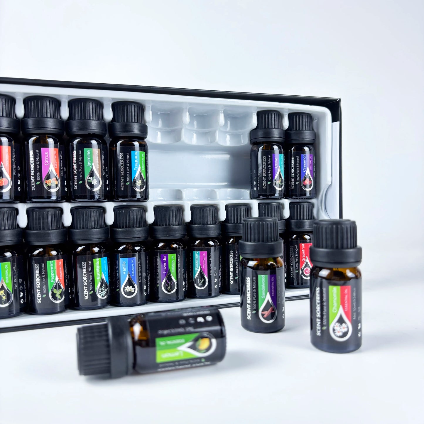 SCENT SORCERESS 20Pc Black Classic Essential Oil Set