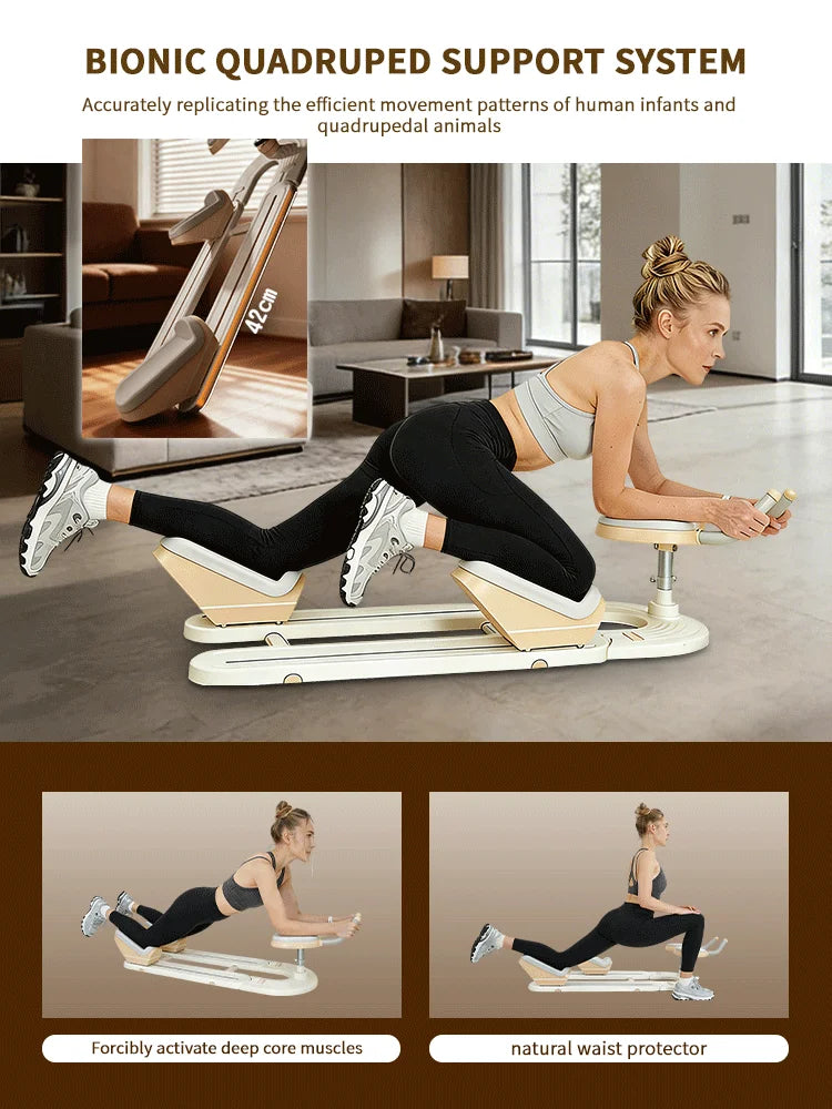 Back Stretch Trainer Spinal Twist Machine For Waist And Abdomen Exercise