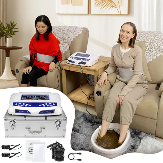 Dual Detoxify Ionic Foot Bath Spa With Far Infrared Therapy