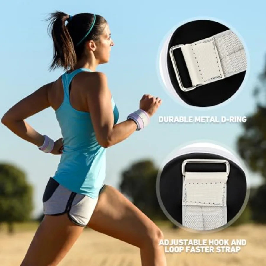 Adjustable Ankle Weight Set For Strength Training And Fitness
