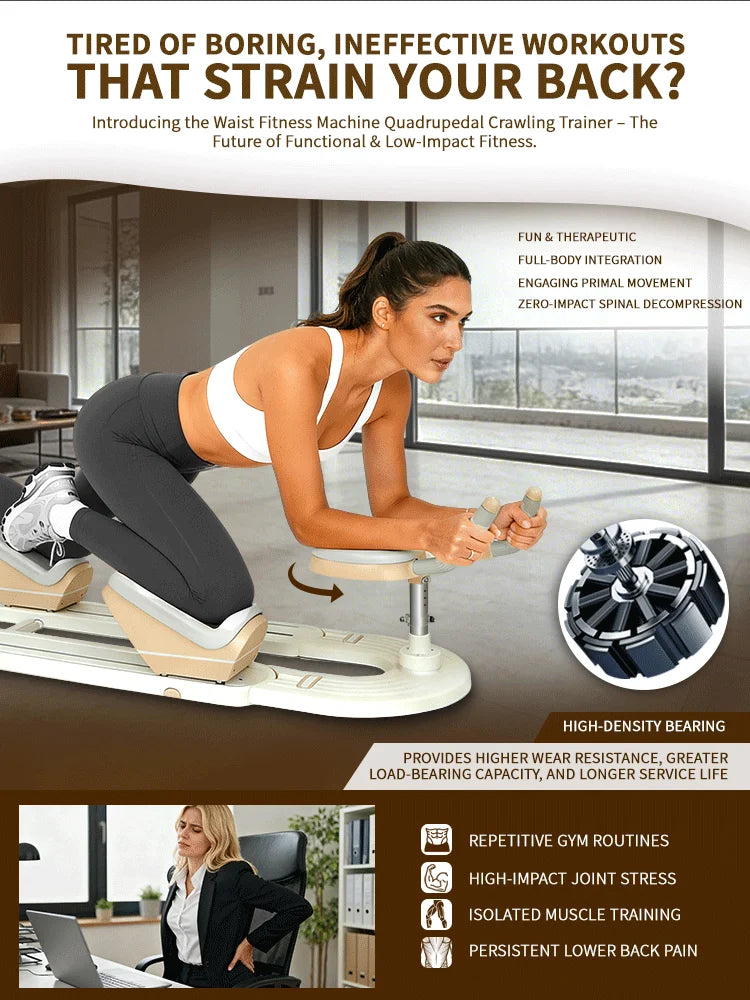 Back Stretch Trainer Spinal Twist Machine For Waist And Abdomen Exercise