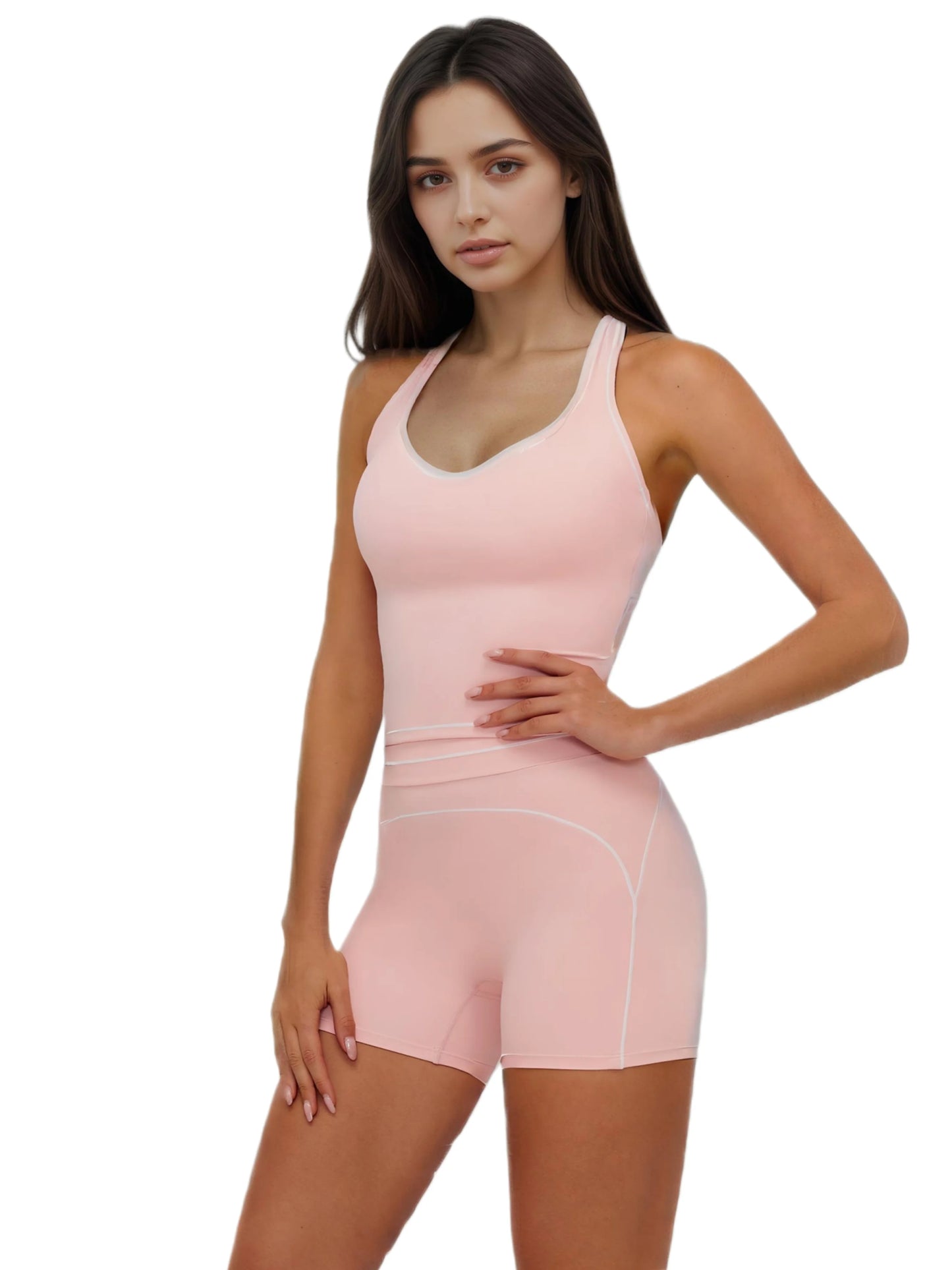 Airila Two-Piece Yoga Set With Removable Pads For Outdoor Training