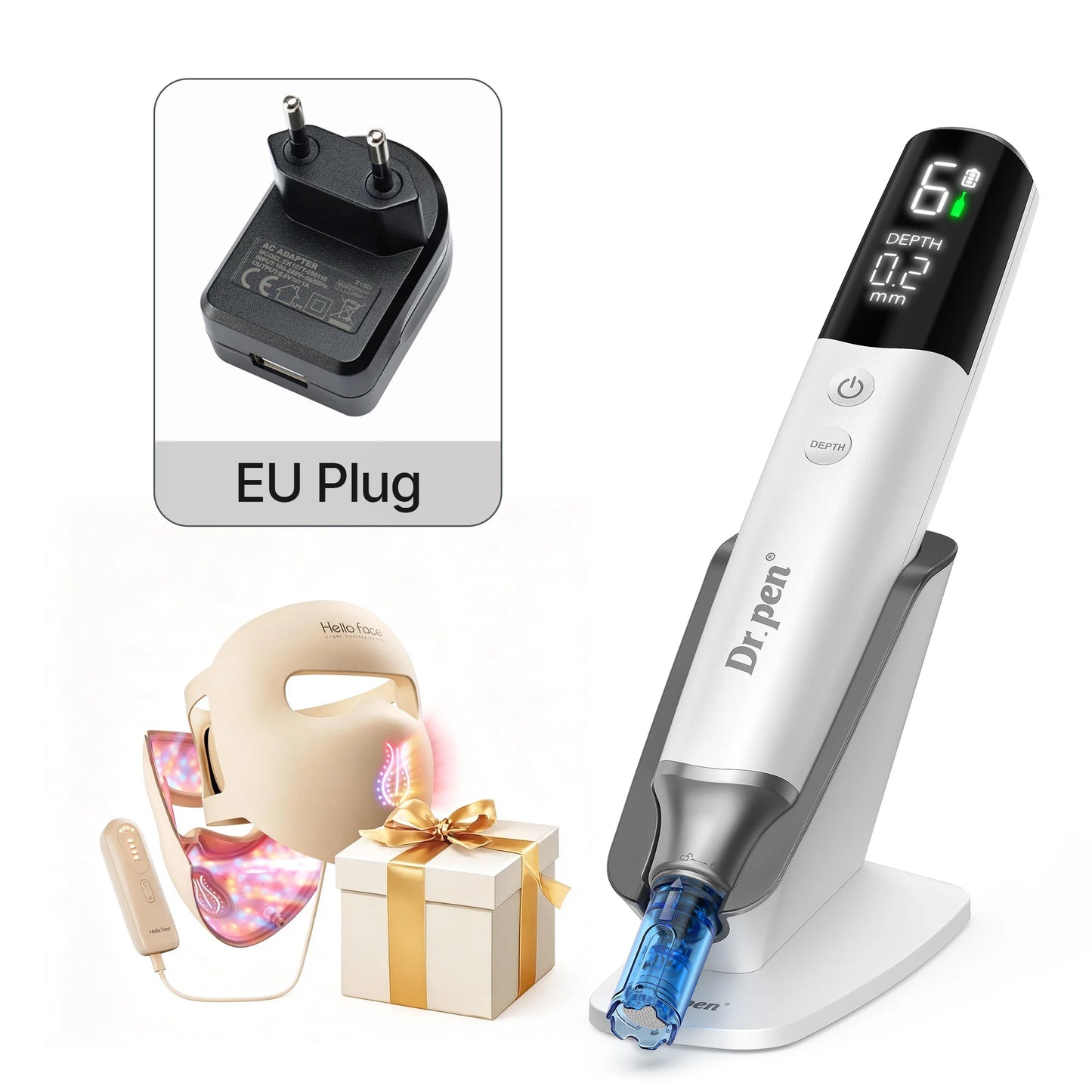 Hello Face Dr Pen M9 Microneedle Device M300 LED Mask