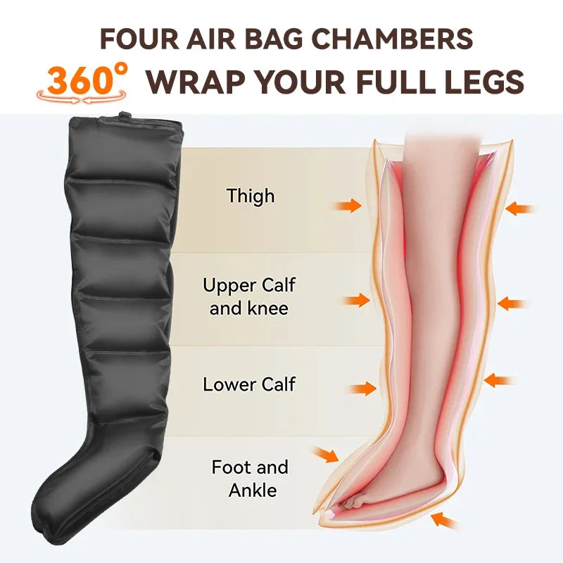 JINKAIRUI Massage Boots Air Wave Massager For Legs And Feet
