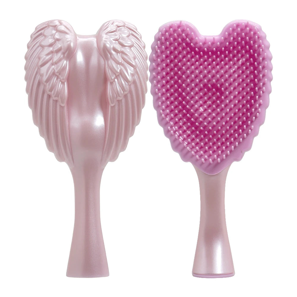 Professional Mini Angel Detangling Hairbrush Anti Static Hair Comb