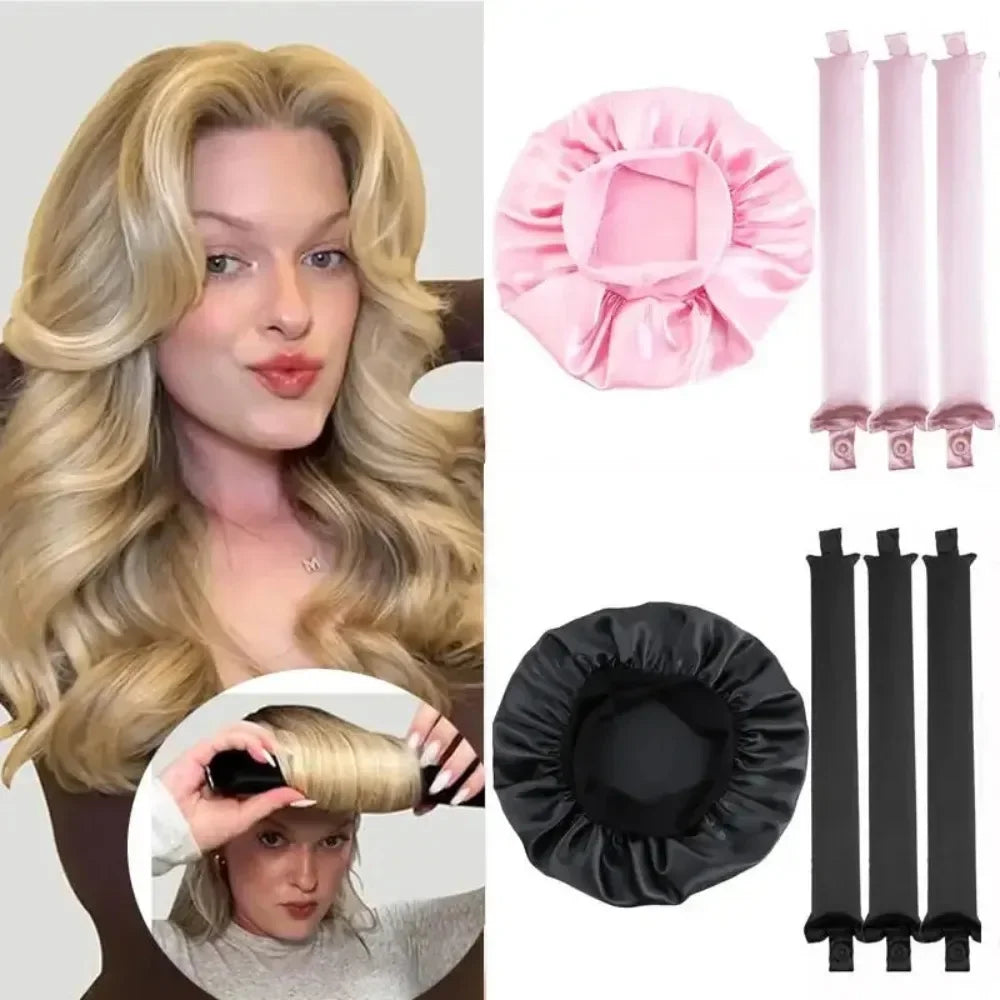 Heatless Curling Rod Headband For Overnight Curls All Hair Types