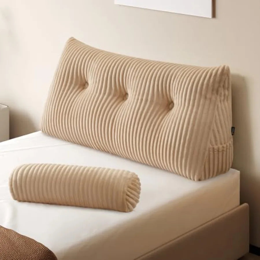 Wedge Headboard Pillow For Reading And Sitting Up Sleep Support