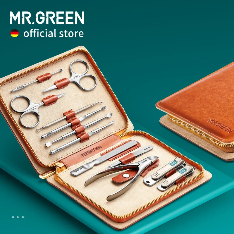 MR.GREEN 12in1 Manicure Set Stainless Steel Pedicure Kit