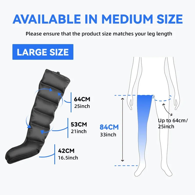 JINKAIRUI Massage Boots Air Wave Massager For Legs And Feet
