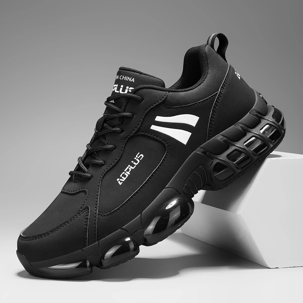 Thick-Sole Anti-Slip Casual Shoes With Height Boost For Men