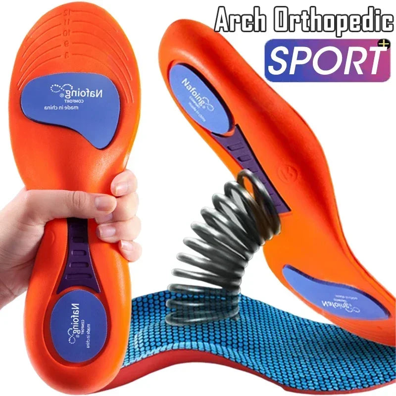 Breathable Memory Foam Sport Insoles With Arch Support And Deodorization