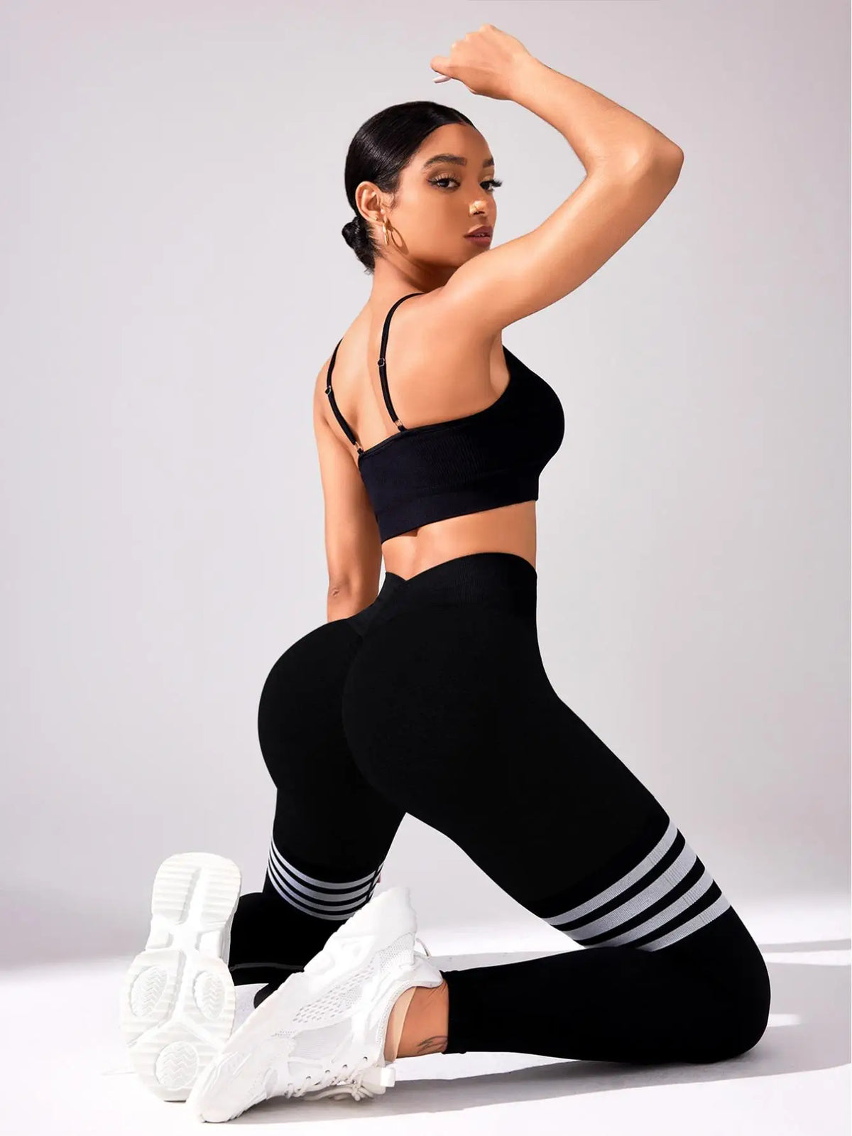 Women Workout Leggings Scrunch High Waist Seamless Yoga Pants