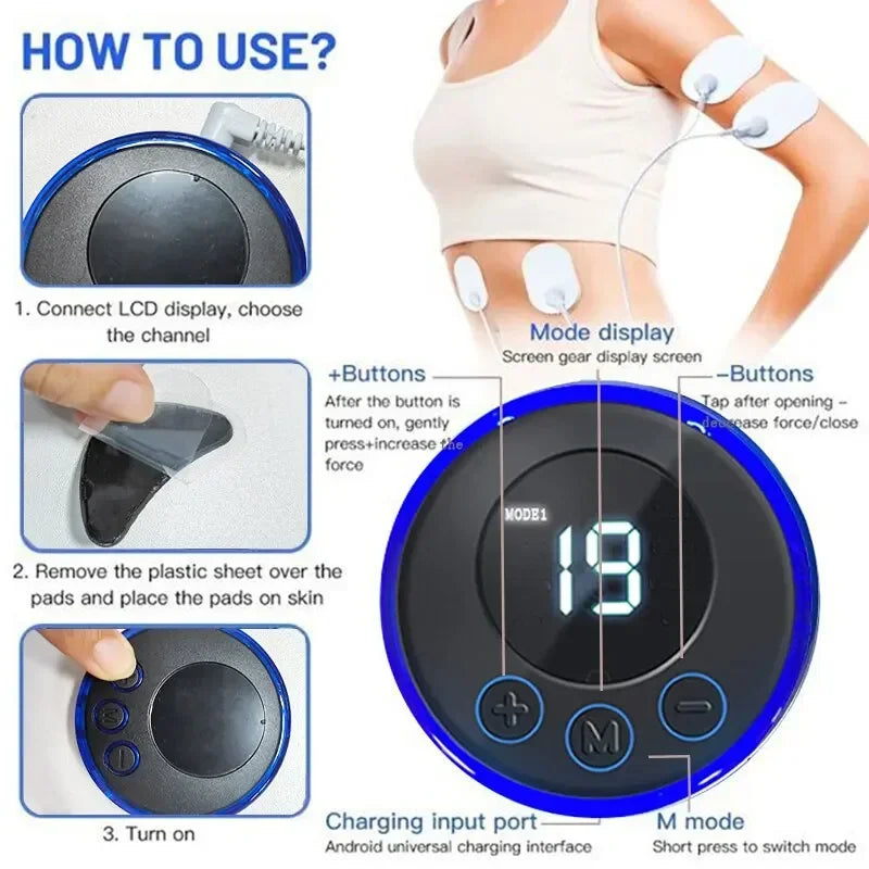 EMS Facial Massager Microcurrent Eye Lifter For Anti Wrinkle Care