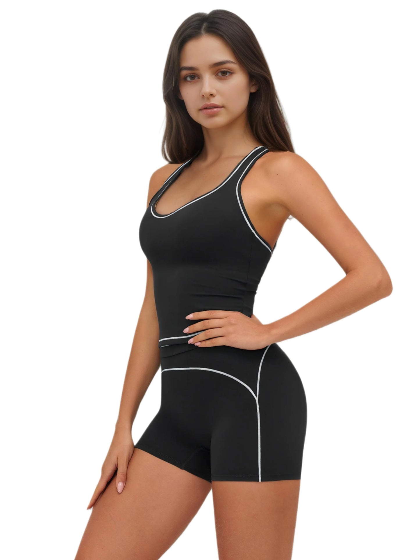 Airila Two-Piece Yoga Set With Removable Pads For Outdoor Training