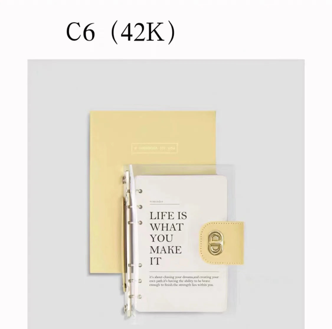 YTYIN Imitation Leather Travel Journal Diary Binder Loose Leaf Planner